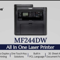 Canon MF244DW All-in-One with Duplex A4 Size Laser Printer