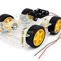 Smart Car Chassis Kit with Speed Encoder Battery Box Wheels for Arduino Robot Car Chassis