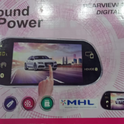 Sound Power 7 INCH RearView Safe Drive Full I-Touch Rear View Mirror Monitor with Night Vision  Car RearView Mirror