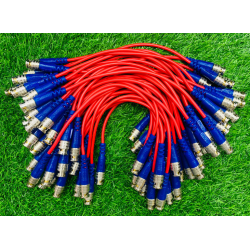 BNC Connector With Copper Dual Wire Moulded18CM Surveillance CCTV Camera Connector