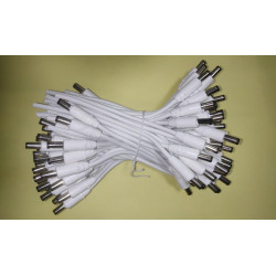 DC Connector CCTV Camera Dual White Connect Power Supply Cable DC Connector CCTV Camera Dual White Connect Power Supply Cable