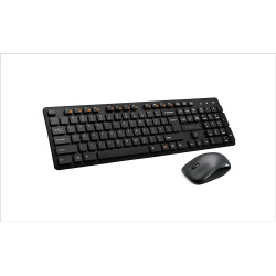 Circle Rover A7 Wireless Silent Pro Black/White Combo Keyboard Mouse