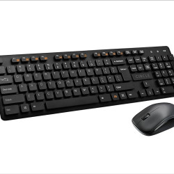 Circle Rover A7 Wireless Silent Pro Black/White Combo Keyboard Mouse Circle Rover A7 Wireless Silent Pro Black/White Combo Keyboard Mouse