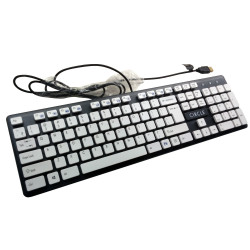 CIRCLE C-23 Performer Black/White Wired USB Keyboard