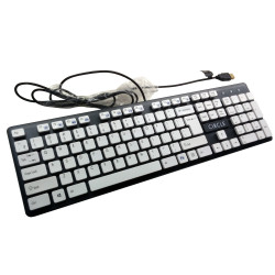 CIRCLE C-23 Performer Black/White Wired USB Keyboard CIRCLE C-23 Performer Black/White Wired USB Keyboard