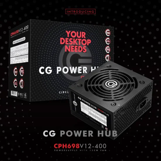 Circle CPH698 V12-400 SMPS Gaming Computer Desktop Power Supply Circle CPH698 V12-400 SMPS Gaming Computer Desktop Power Supply