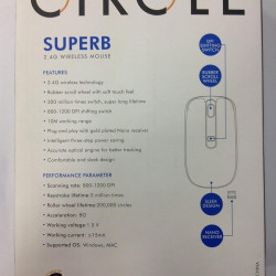 CIRCLE Superb SilentPro 2.4 Wireless Mouse CIRCLE Superb SilentPro 2.4 Wireless Mouse