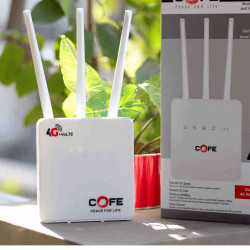 COFE 4G LTE Triple Antenna LAN & WIFI MODEM UNLOCKED FOR ALL SIM 300 MBPS MINI ROUTER