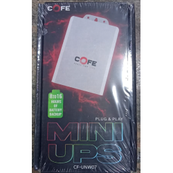 COFE CF-UNW07 Mini UPS for Routers/CCTV/DVR/NVR/Cameras Power UPS COFE CF-UNW07 Mini UPS for Routers/CCTV/DVR/NVR/Cameras Power UPS