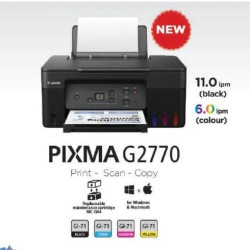 Canon PIXMA G2770 Color Refillable with LCD Display Low-Cost Printing Ink Tank Printer