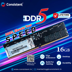 Consistent 16GB DDR5 PC5 4800MHz Memory Module Desktop Ram Consistent 16GB DDR5 PC5 4800MHz Memory Module Desktop Ram