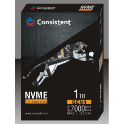 Consistent NVMe 1TB Gen 4 NVMe Gaming Storage, Internal Solid State SSD Drive Consistent NVMe 1TB Gen 4 NVMe Gaming Storage, Internal Solid State SSD Drive