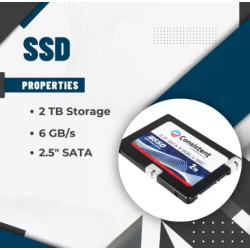 Consistent 2TB SSD CTSSD002S6 Internal SATA-III 2.5 Inch Solid State Drive
