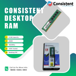 Consistent 8GB DDR3 PC3 1600MHz Memory Module Desktop Ram Consistent 8GB DDR3 PC3 1600MHz Memory Module Desktop Ram