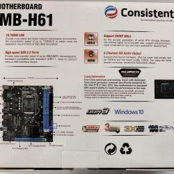 Consistent CMB-H61 NVME Intel Chipset 1155 Socket 2nd/3rd Gen Processor Desktop Computer Motherboard