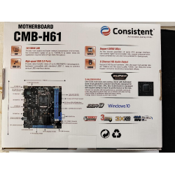 Consistent CMB-H61 NVME Intel Chipset 1155 Socket 2nd/3rd Gen Processor Desktop Computer Motherboard Consistent CMB-H61 NVME Intel Chipset 1155 Socket 2nd/3rd Gen Processor Desktop Computer Motherboard