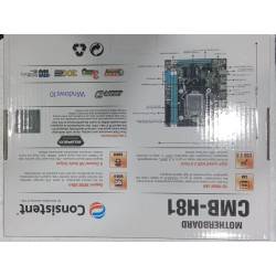 Consistent CMB-H81 NVME Intel Chipset LGA 1150  Socket 4th Gen Processor Desktop Computer Motherboard