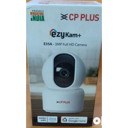 CP PLUS ezyKam+ CP-E35A 3MP Wi-Fi PT Camera with 360 View, 2-Way Talk & Motion Alert Security Camera