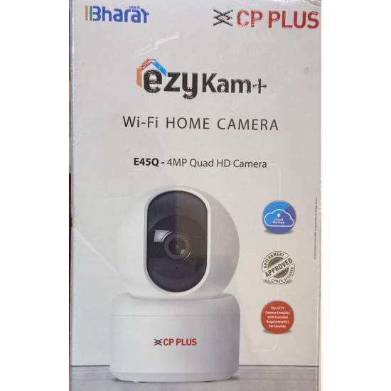 CP PLUS CP-E45Q 4MP Quad HD Smart Wi-Fi CCTV Camera CP PLUS CP-E45Q 4MP Quad HD Smart Wi-Fi CCTV Camera