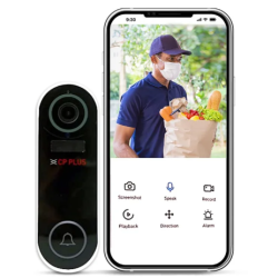 CP PLUS CP-L23 2MP Wi-Fi Video Doorbell Security Security Camera