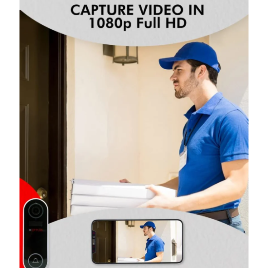 CP PLUS CP-L23 2MP Wi-Fi Video Doorbell Security Security Camera