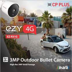CP PLUS EZ-R31G 3MP WiFi Outdoor 4G SIM-Based Bullet CCTV Camera