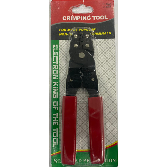 Wire Crimping Tool Terminal Clamp Pliers Non Insulated Terminal Cable Crimping Pliers Metal Cutting Tool