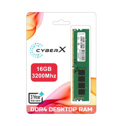 CyberX 16GB DDR4 PC Memory Module 3200Mhz Desktop Ram CyberX 16GB DDR4 PC Memory Module 3200Mhz Desktop Ram