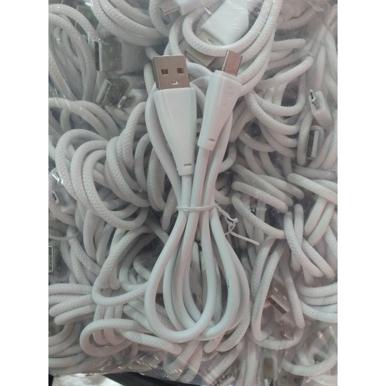 USB Data Cable Braided OEM Pack White/Black Micro/Type C/V8 Premium Quality Mobile Charging Cable