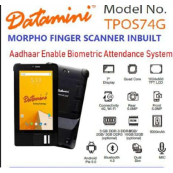 Datamini Tablet TPOS7 4G Biometric Attendance Child Aadhaar Enrollment Device Datamini Tablet TPOS7 4G Biometric Attendance Child Aadhaar Enrollment Device