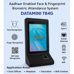Datamini T84G 8 Inch Android 4G Face & Finger Aadhar Based Biometric Tablet