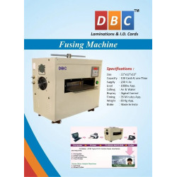 DBC Pvc ID Card Fusing Machine