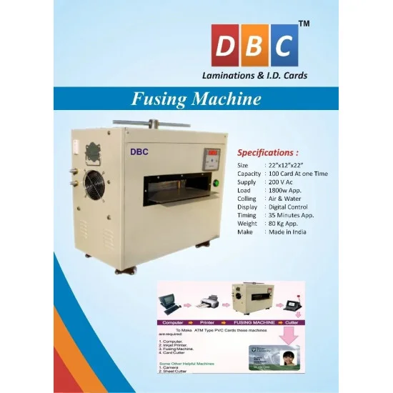 Fusing Machine Dbc Pvc Id Fusing Machine Price India