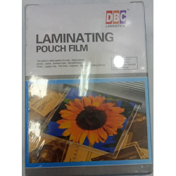 DBC 125 Micron High Gloss Film ID size (70mm * 100mm) 100 PCs Pack Lamination Pouch