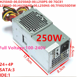 SMPS Dell 390 790 990 250W H250AD-00 D250AD-00 L250PS-00 AC250PS-01 HU250AD-00 L250NS-00 F250AD-00 Original PSU Power Supply