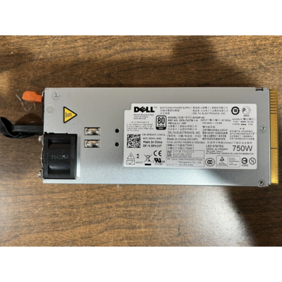 SMPS Dell DPS-750TB D750P-S0 0F613N CN-0FN1VT PowerEdge R510 R910 T710 Switching PSU 750W Server Power Supply SMPS Dell DPS-750TB D750P-S0 0F613N CN-0FN1VT PowerEdge R510 R910 T710 Switching PSU 750W Server Power Supply