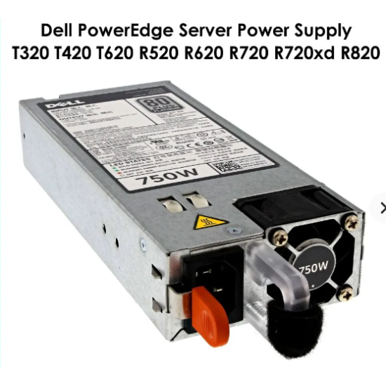 SMPS Dell PowerEdge T320 T420 T620 R520 R620 R720 R720xd R820 750w 9PXCV 5NF18 Server Power Supply