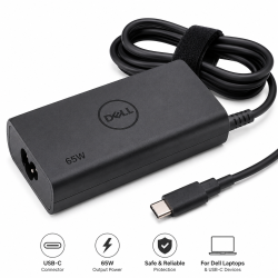 Dell Original 65W USB-C Type-C Laptop Charger Power Adapter