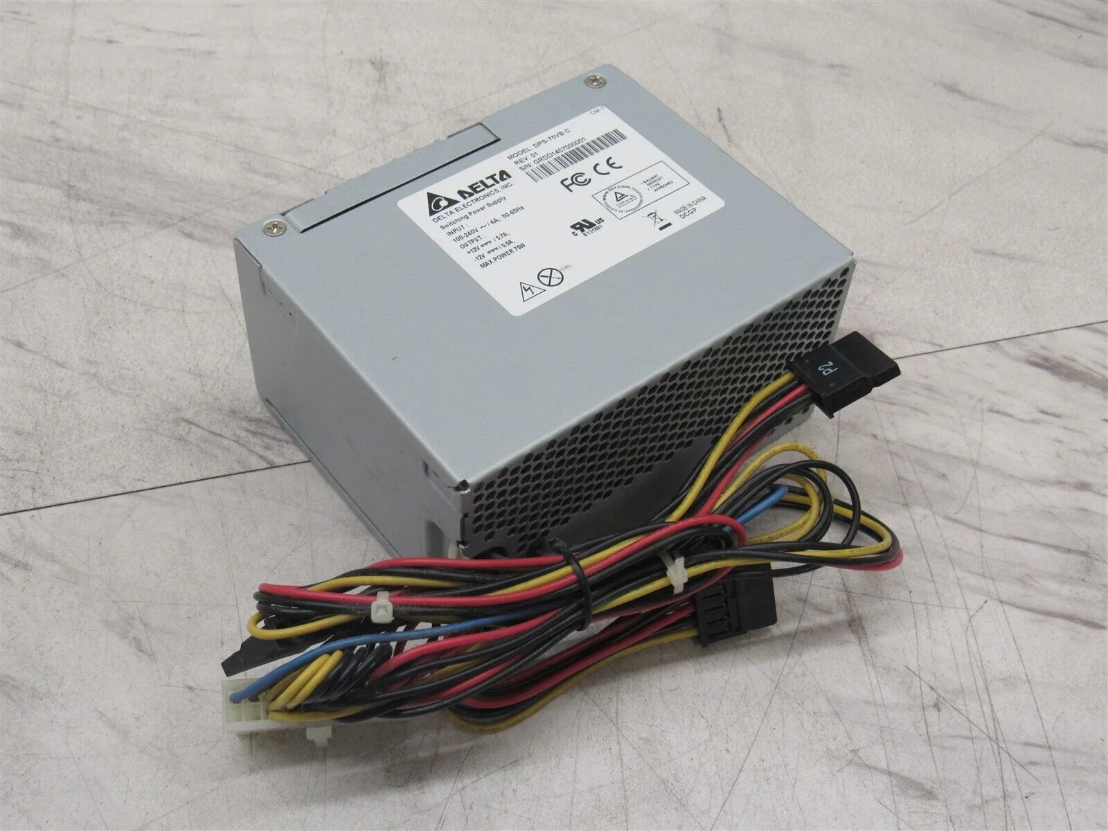 SMPS Delta DPS-75VB 12V 75W DVR/NVR Dahua 4SATA Power Supply