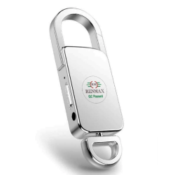 Digital Voice Recorder MP3 Player Rechargeable 8GB Steel Metal Key Chain Digital Voice Recorder MP3 Player Rechargeable 8GB Steel Metal Key Chain