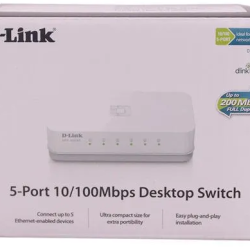D-Link 5-Port DES-1005C 10/100 LAN Unmanaged Desktop Easy Network Switch