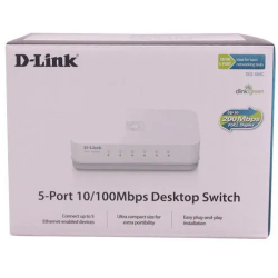 D-Link 5-Port DES-1005C 10/100 LAN Unmanaged Desktop Easy Network Switch