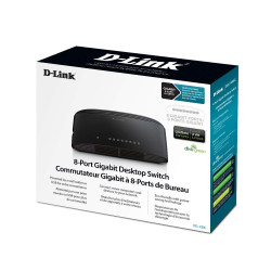 D-Link 8 Port DGS-1008A Unmanaged Desktop Easy Gigabit Switch