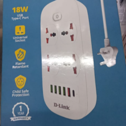 D-Link DPA-F451 5USB & 1 Type-C Port 4 Universal Sockets Power Strip D-Link DPA-F451 5USB & 1 Type-C Port 4 Universal Sockets Power Strip