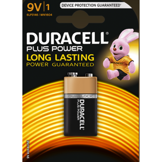 Duracell Ultra 9V Lithium Long Lasting Alkaline Battery