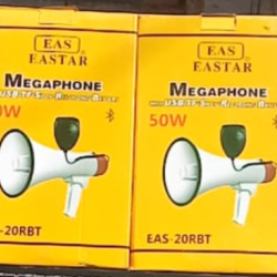 Megaphone Rechargeable Powerful Handy 50W Plastic with siren Speaker Megaphone Rechargeable Powerful Handy 50W Plastic with siren Speaker
