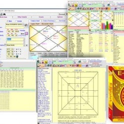 E-Kundali Professional 10 ( Language Hindi-English-Telugu )  CD Astrology Software