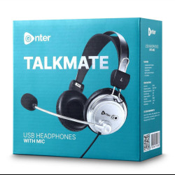EnterGo Talkmate with Mic USB Headphone