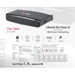 Enter E-FL200 Multiuser Mini PC USB Workstation Virtual PC Thin Client