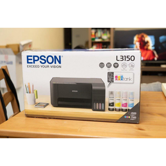 Epson L3150 WiFi Multifunction All-in-One A4 Size Color Ink Tank Printer